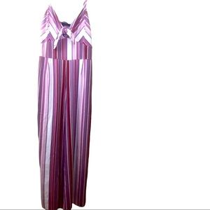 Sweet Rain. Jumpsuit. Sz. L. Multi colors.